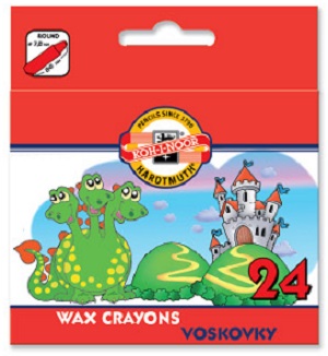 KOHINOOR Pastelky voskové 8234/24ks