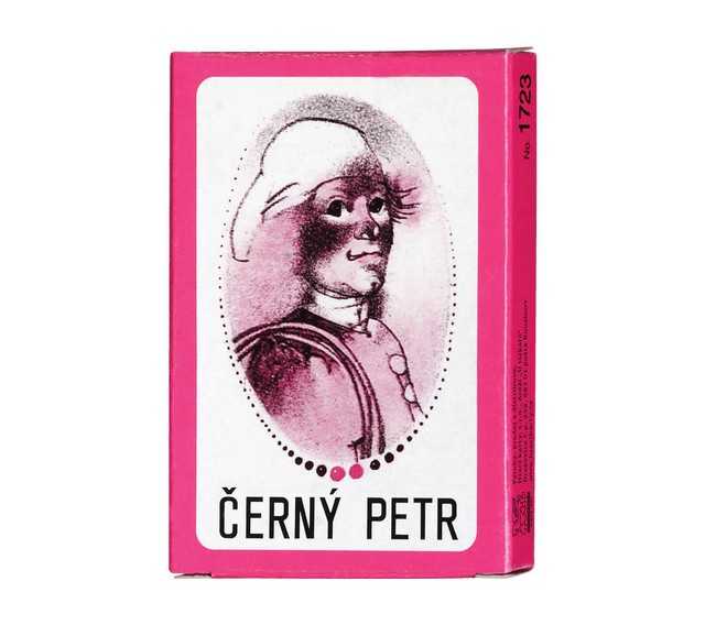 Karty hrací  ČERNÝ PETR 1723 pap.kr. 