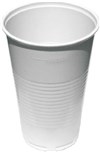Plastový kelímek bílý