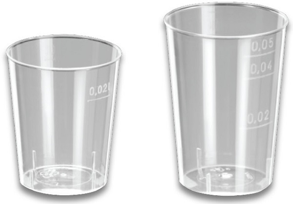 Kelímek na alkohol 20/40/50ml/40ks  73105