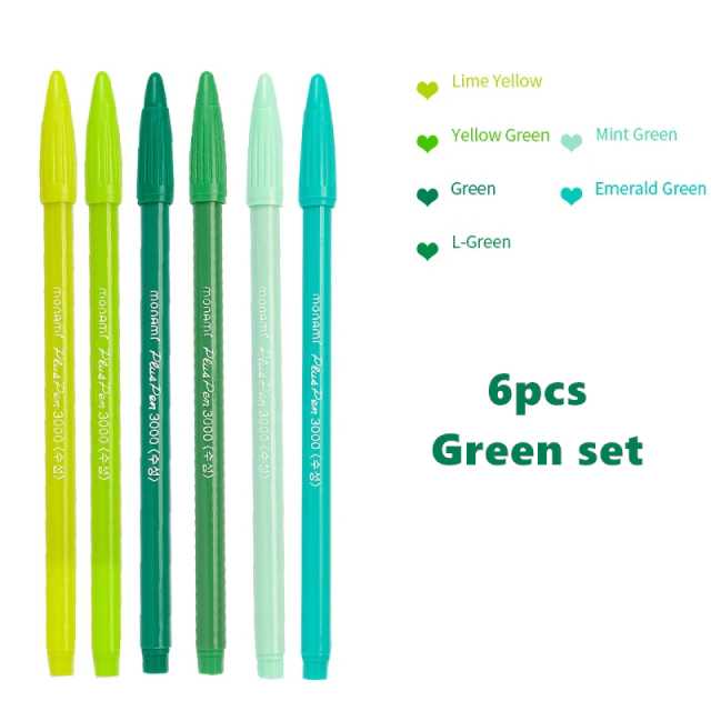 MONAMI Popisovač  Plus Pen 3000  EMERALD GREEN