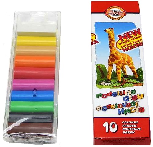 Modelovací hmota/10ks  200g pap.krab.131504