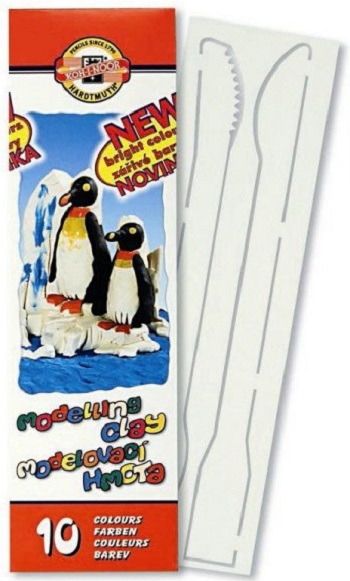 Modelovací hmota/10ks  260g + špachtle 131506
