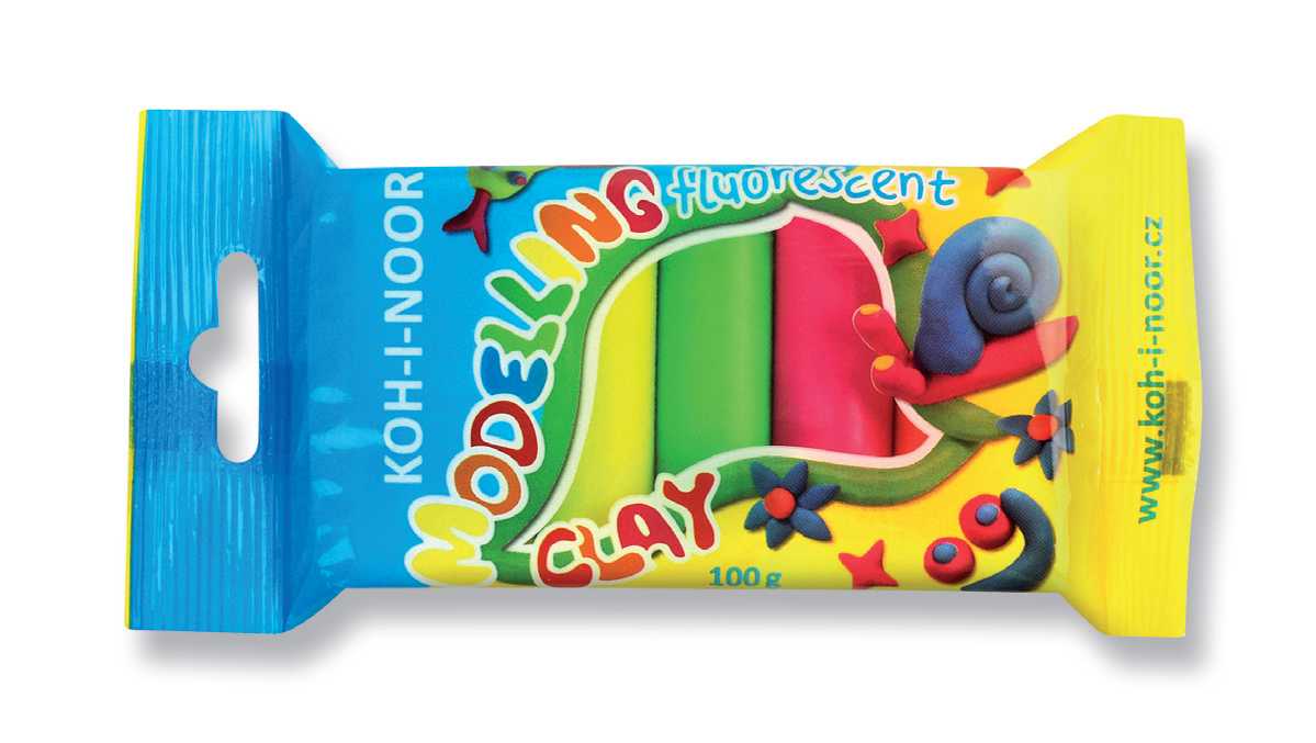 Modelovací hmota / 5ks 100g   fluorescenční   1315S