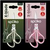 Nůžky S0532 SPOKO- Ergonomy,X-blade, školní, 17cm,asymetrické