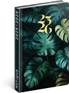 *P26  PGD-35532-V  NOTIQUE 18měsíční diář Petito – Monstera 2025/2026, 11 x 17 cm