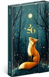 *P26  PGD-35538-Z  NOTIQUE Týdenní magnetický diář Liška 2026, 13 x 21 cm
