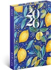 *P26  PGD-35547-Z  NOTIQUE Týdenní magnetický diář Citrony 2026, 11 x 16 cm