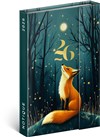 *P26  PGD-35549-V  NOTIQUE Týdenní magnetický diář Liška 2026, 11 x 16 cm
