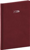 *P26  PGD-TA5BA-6127  NOTIQUE Týdenní diář Balakon 2026, bordó, 15 x 21 cm