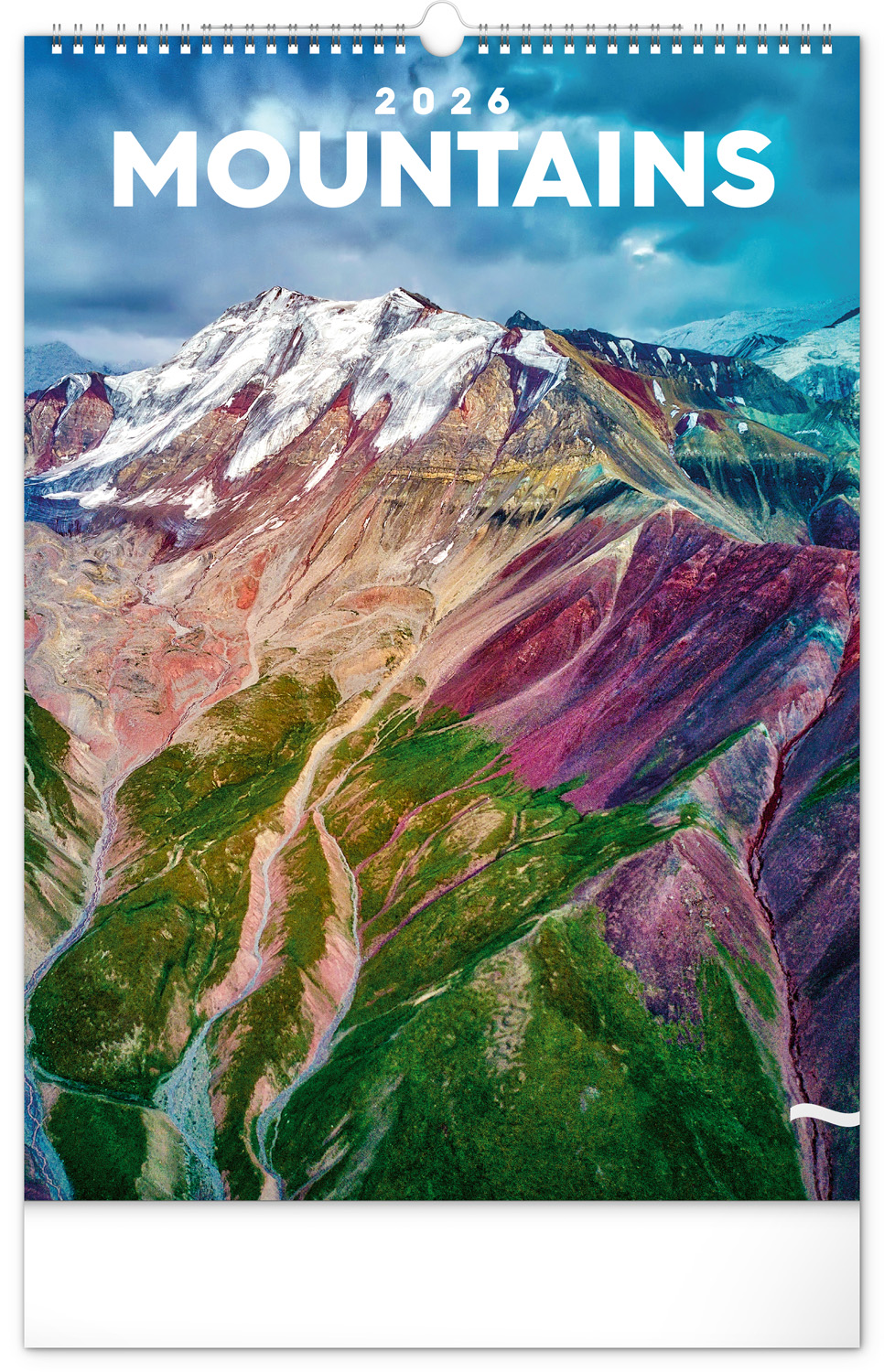 *P26  PGN-35204-L  NOTIQUE Nástěnný kalendář Hory 2026, 33 x 46 cm