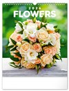 *P26  PGN-35231-L  NOTIQUE Nástěnný kalendář Květiny 2026, 30 x 34 cm