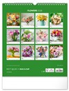 NOTIQUE Nástěnný kalendář Květiny
