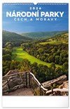 *P26  PGN-35728-L  NOTIQUE Nástěnný kalendář Národní parky Čech a Moravy 2026, 33 x 46 cm