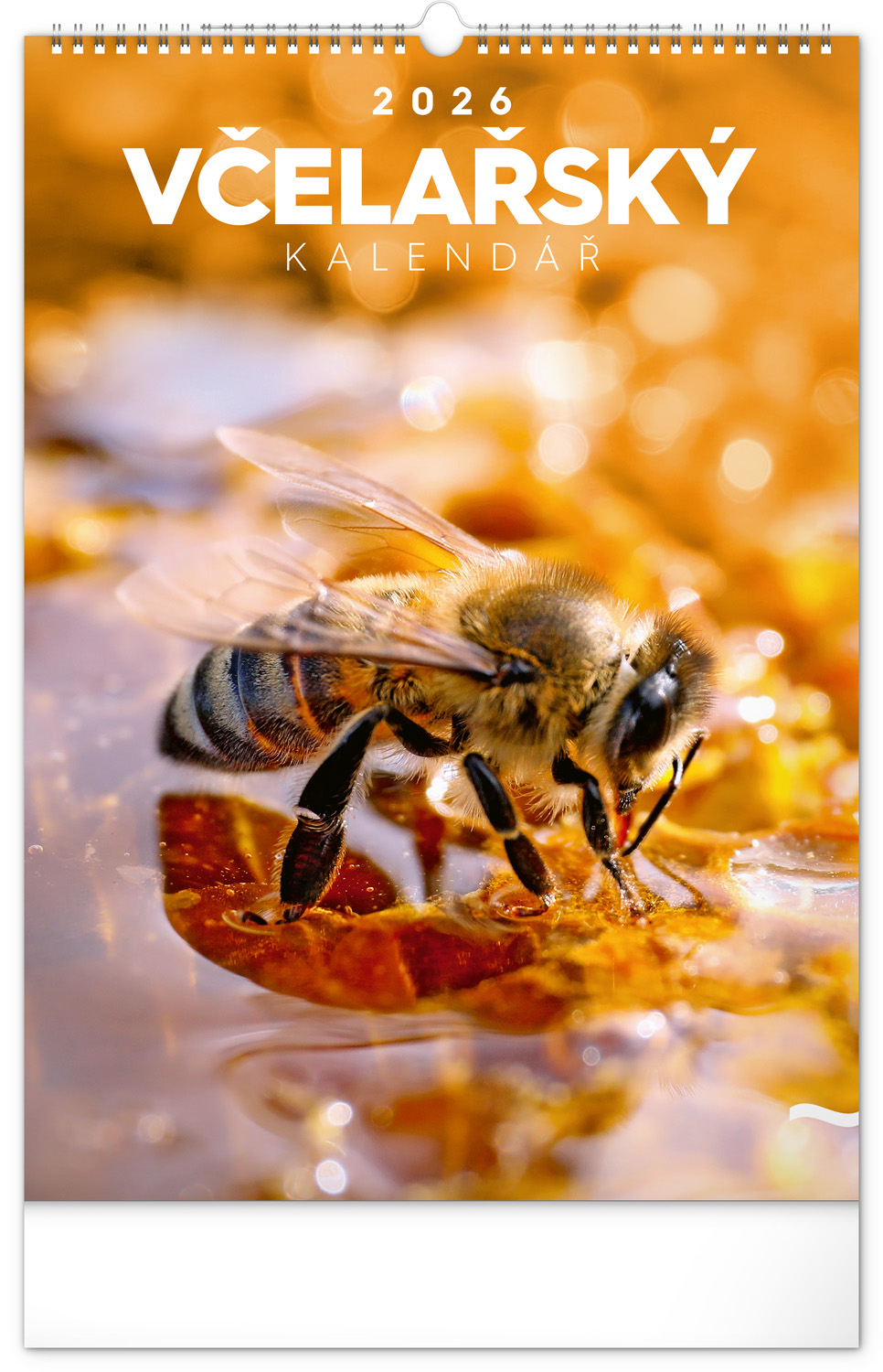 *P26  PGN-35733-L  NOTIQUE Nástěnný Včelařský kalendář 2026, 33 x 46 cm