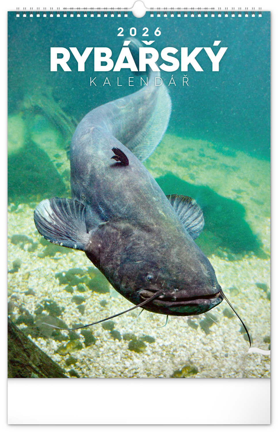 *P26  PGN-35737-L  NOTIQUE Nástěnný kalendář Rybářský 2026, 33 x 46 cm