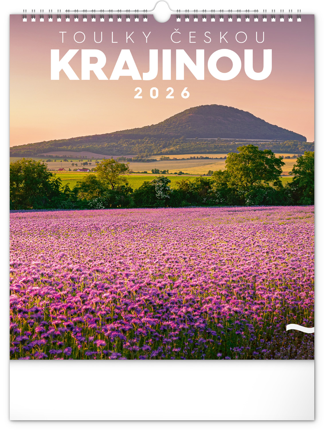 *P26  PGN-35749-L  NOTIQUE Nástěnný kalendář Toulky českou krajinou 2026, 30 x 34 cm
