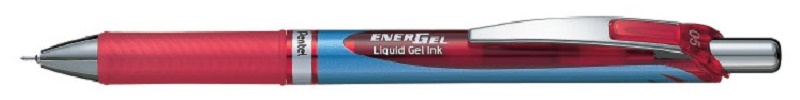 PENTEL BLN75-B gelový roller 0,5 červený  ENERGEL