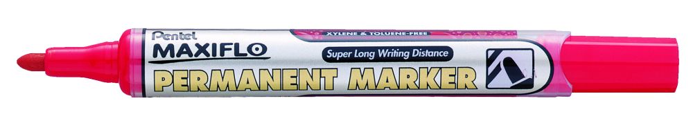 PENTEL NLF50-B MAXIFLO permanentní popisovač červený