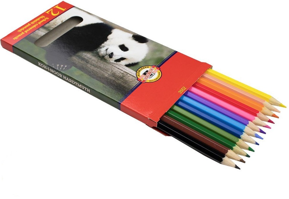 Pastelky 3552/12   Mýval 2059, Lev 2063, Teenage 2042, Panda