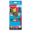 Pastelky MAPED trojboké /12ks Color´Peps + ořezávátko 