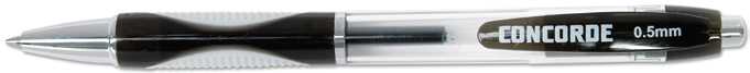 Pero gelové Fortuna černé A65646 Concorde