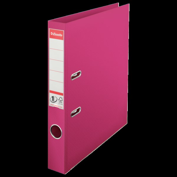 Pořadač s pákou A4/50 fuchsiová celolpl.ESSELTE 811413