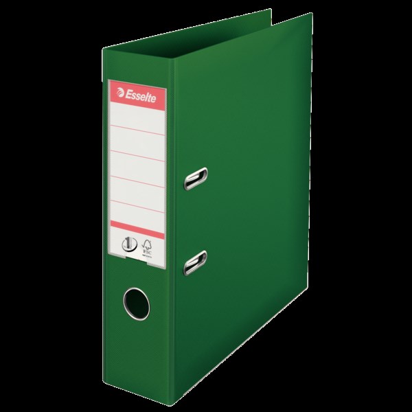 Pořadač s pákou A4/75 zelen.celopl.ESSELTE 811360