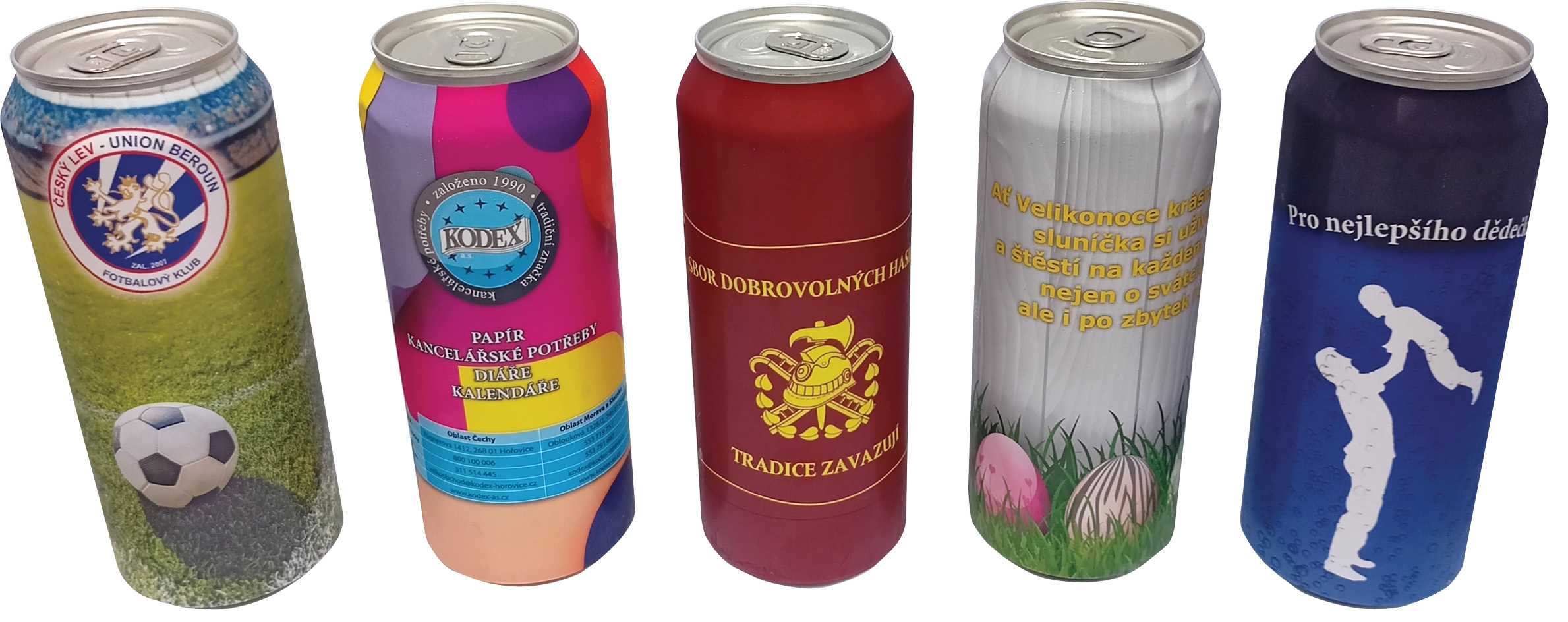 Reklamní plechovka 0,5 l pivo