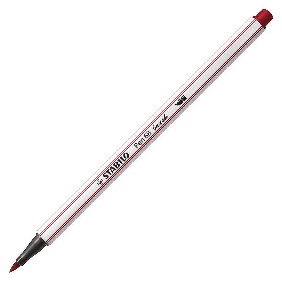 STABILO Pen 68 brush dark red 568/50