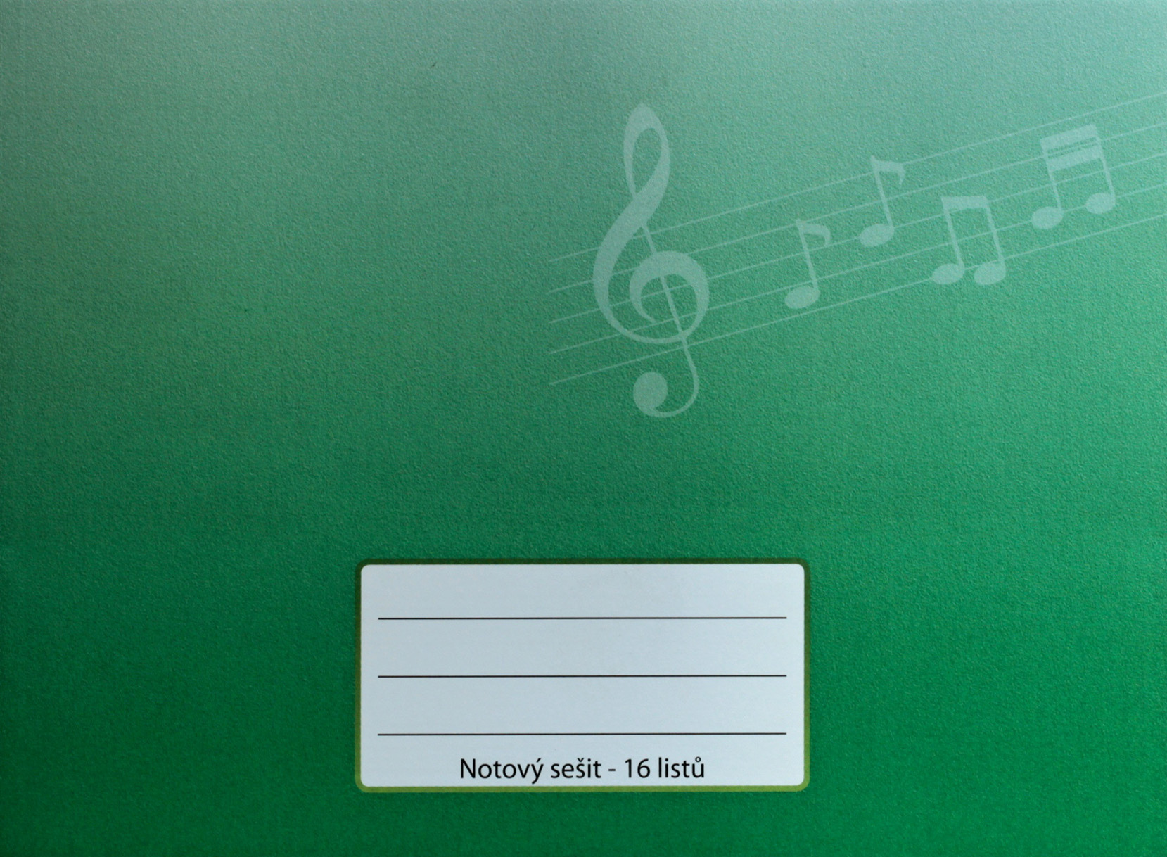 Sešit notový 16listů