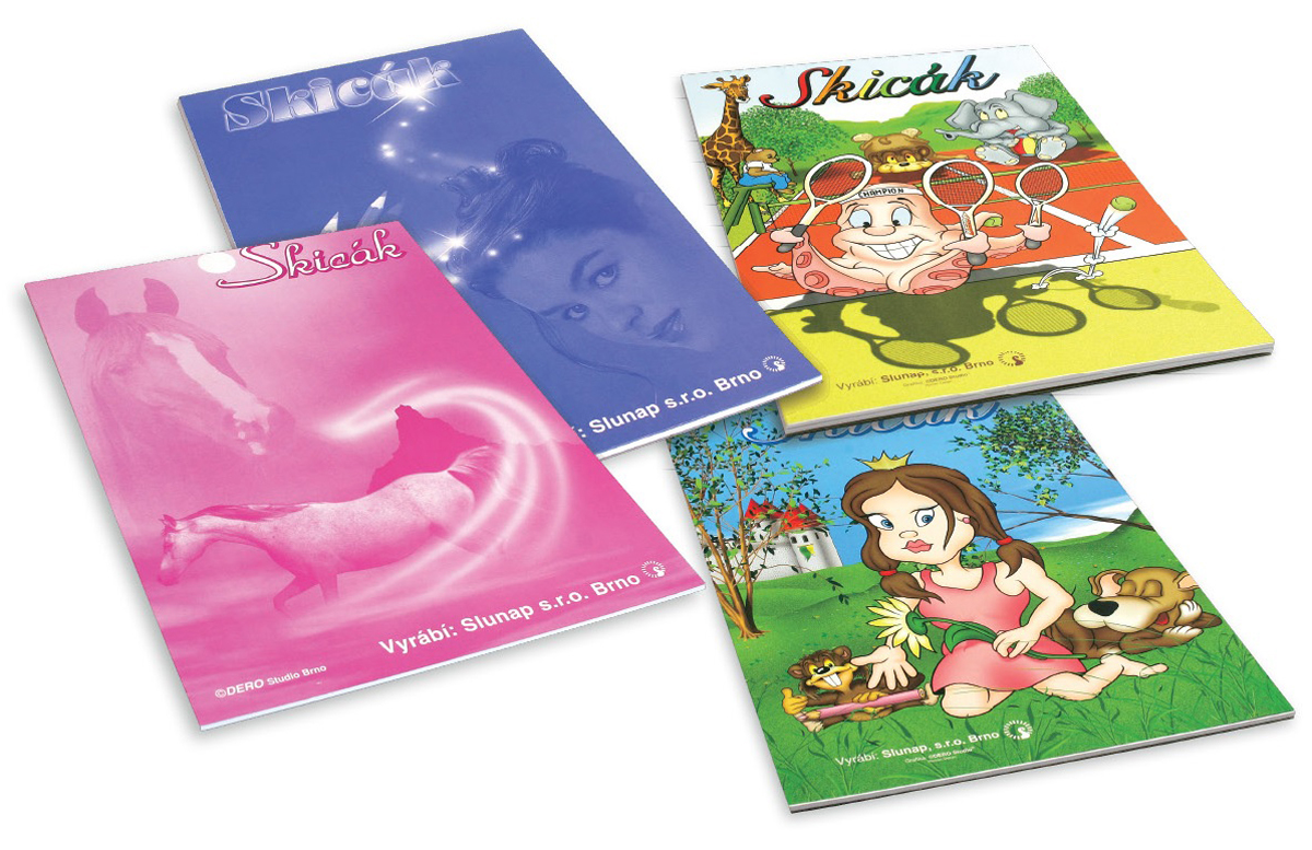 Skicák A4 LK 410 CT 10listů 500.02