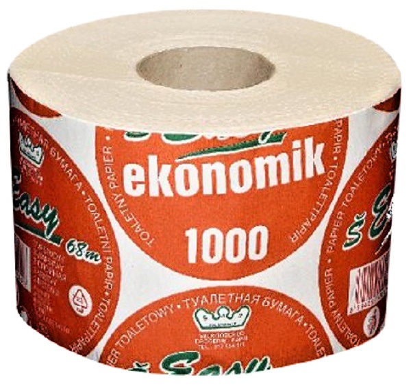 TP 1000 2vrst. bílý MAXI-EASY  68m  100% celulóza   106791  (pytel 36 roliček)