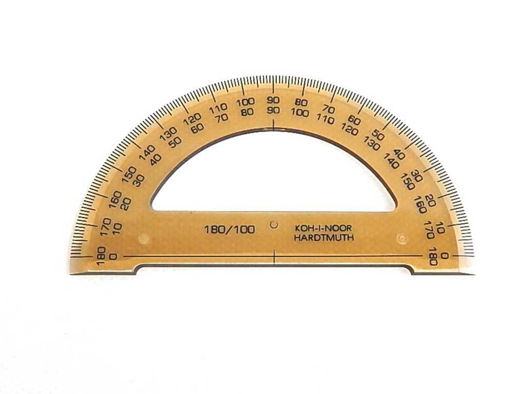 Úhloměr 180/100 tr. KIN   746 168