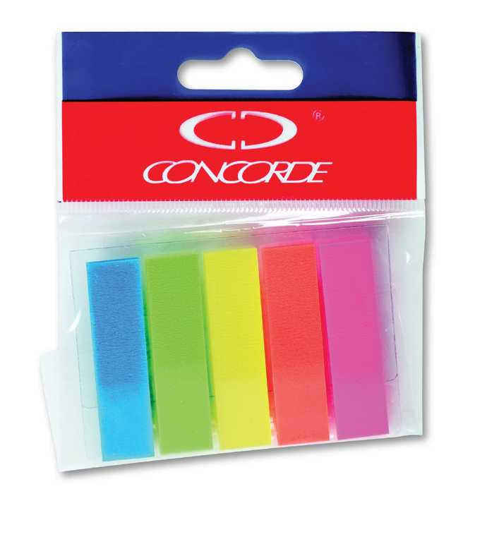 bloček samolepicí  12x48mm 5x20 l.plast neon A0979