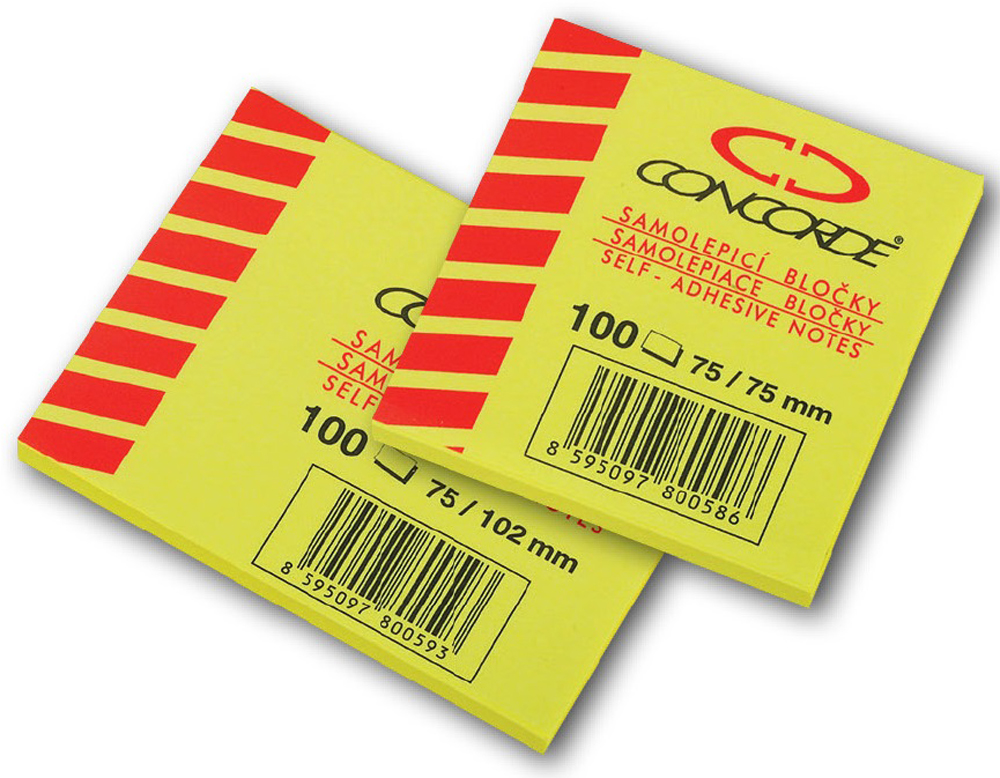 bloček samolepící  40x 50mm/2ks CONCORDE