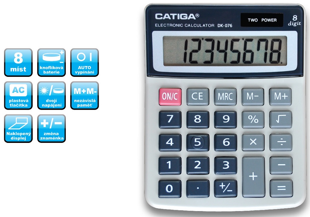 kalkulátor Catiga 076 stolní