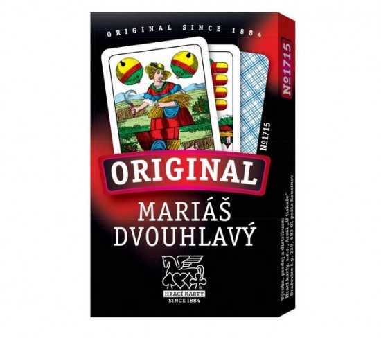 karty hrací Mariáš dvouhlavé 84 (1715)