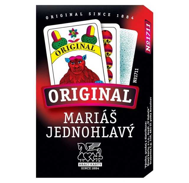 karty hrací Mariáš jednohlavé 26 (1711)