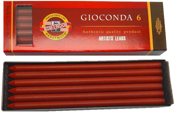 křída kreslící 4373 sepie hnědočervená/6ks pr.5,6mm