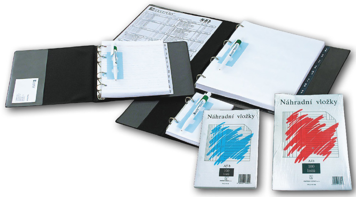 kroužkový zápisník A5 PVC