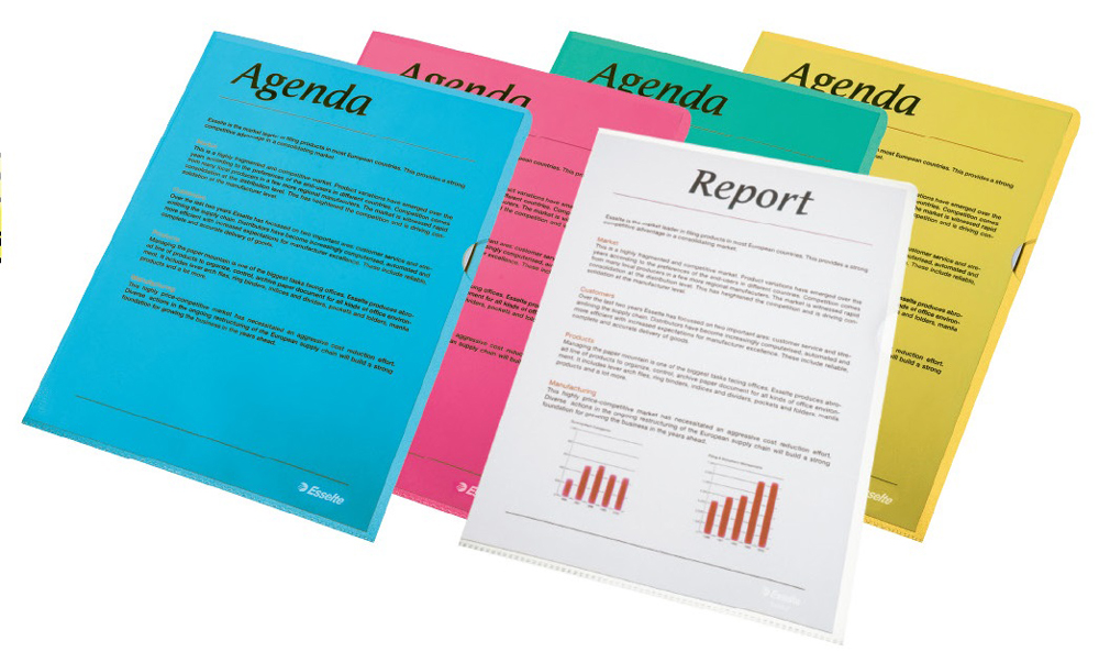 obal A4 L PP modrý 60834 ESSELTE