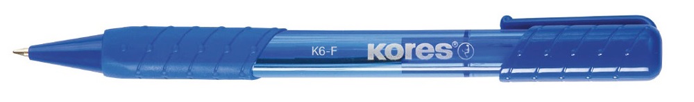pero kuličkové K6 PEN  modré  KORES