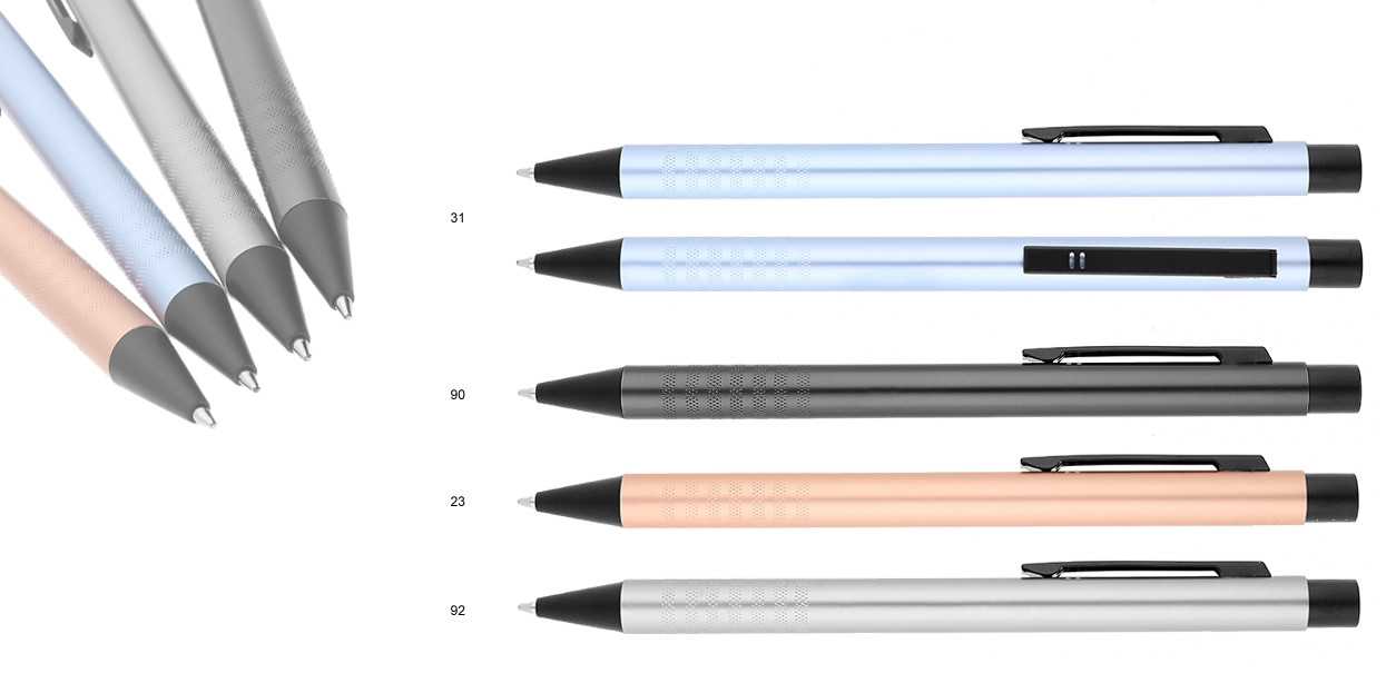 pero kuličkové kovové Kassia, mix barev A02.4353