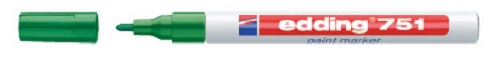 popisovač EDDING 751 zelená