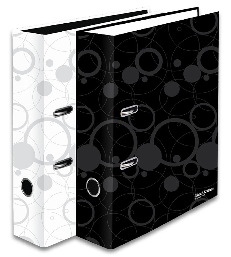 pořadač pákový 7,5 cm Black&White