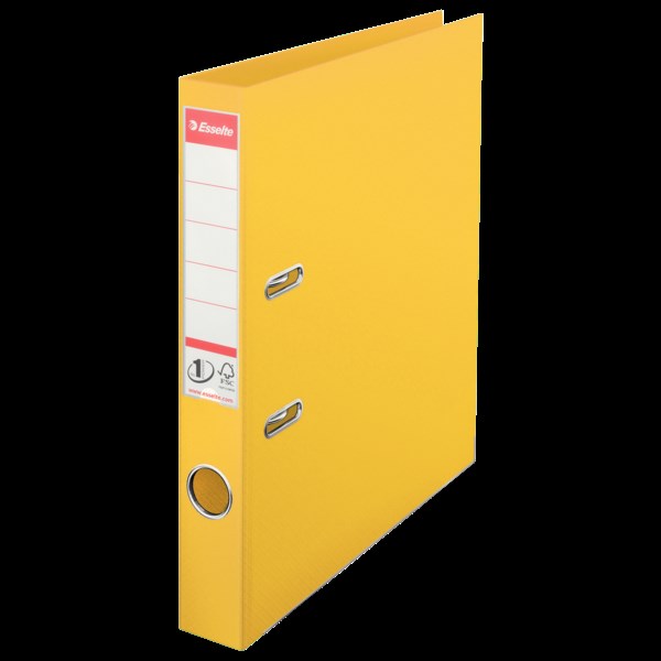pořadač s pákou A4/50 žlutý celopl.ESSELTE 811410