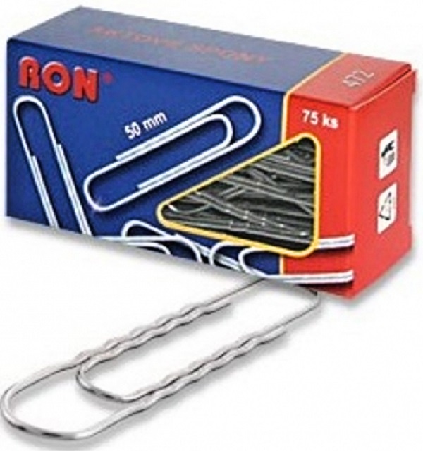 sponky kancelářské 472 ZN 50mm kulaté 75ks