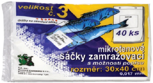 zamražovací sáčky č.3 transp. 300x400mm (á40ks)